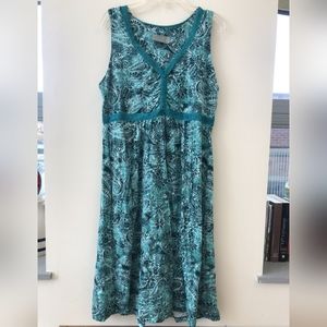 Athleta modal blend dress paisley summer floral, with pockets